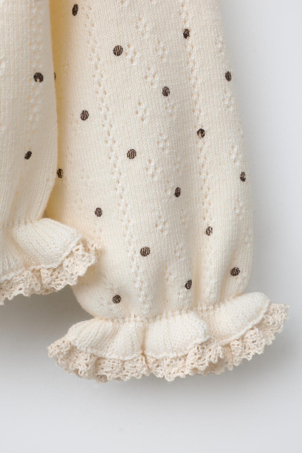 КАРДИГАН В ГОРОШЕК