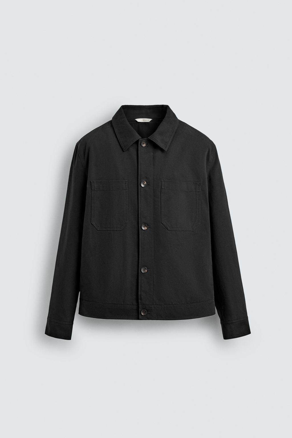 СТЕГАНАЯ КУРТКА-РУБАШКА С КАРМАНАМИ