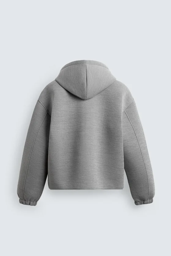 КОМПАКТНАЯ ТОЛСТОВКА BOXY FIT НА МОЛНИИ