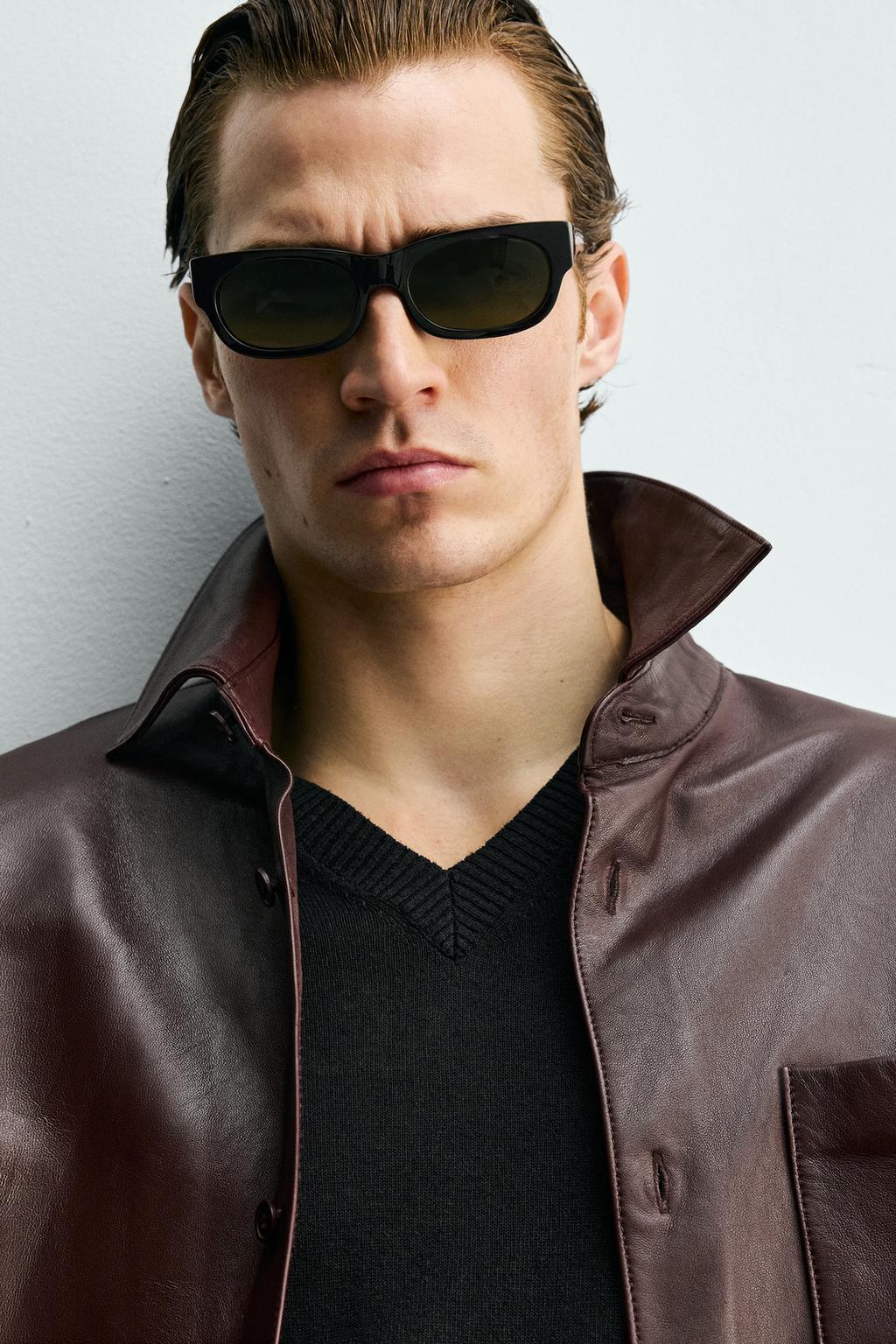 КУРТКА-РУБАШКА ИЗ КОЖИ