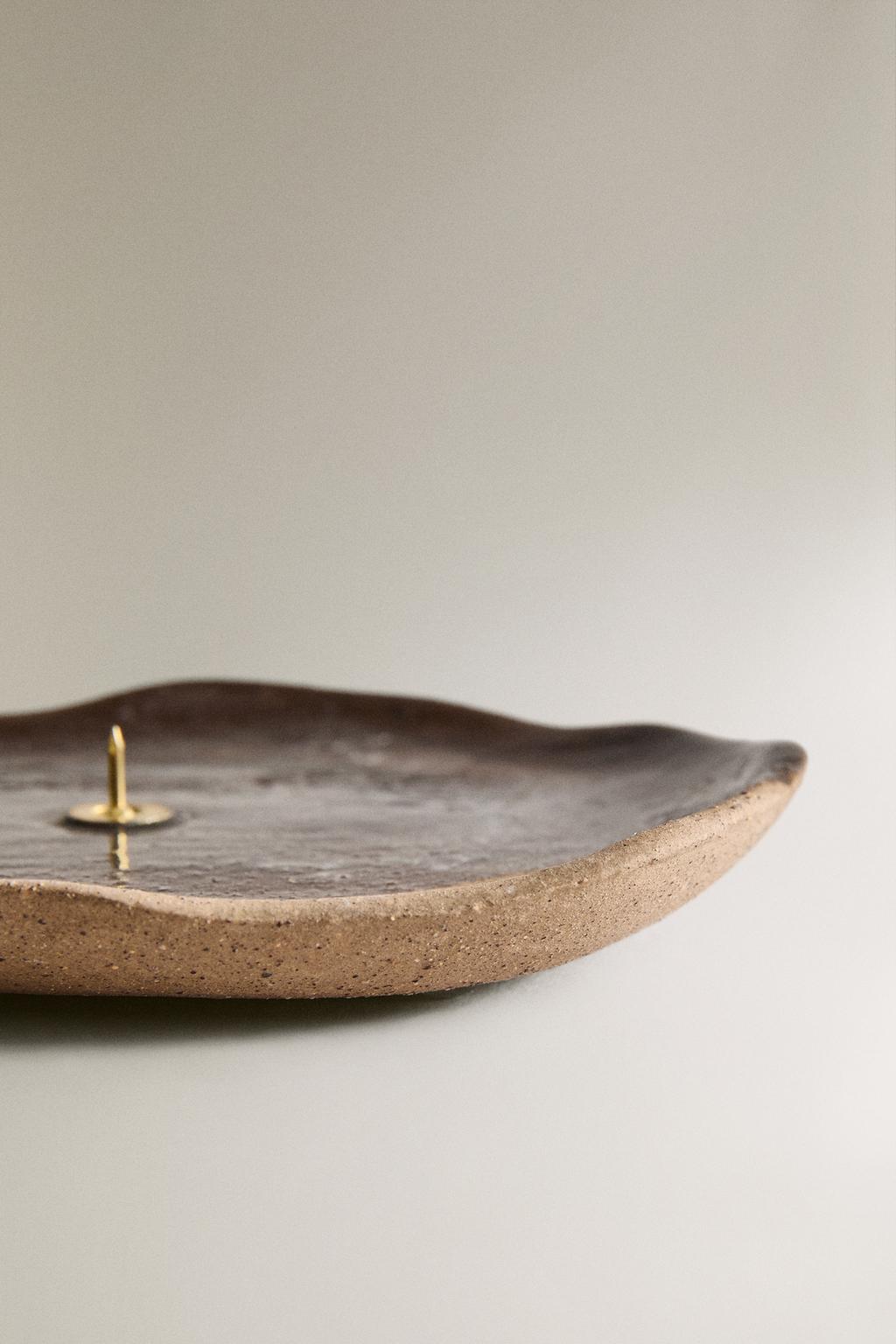 Подсвечник из керамики