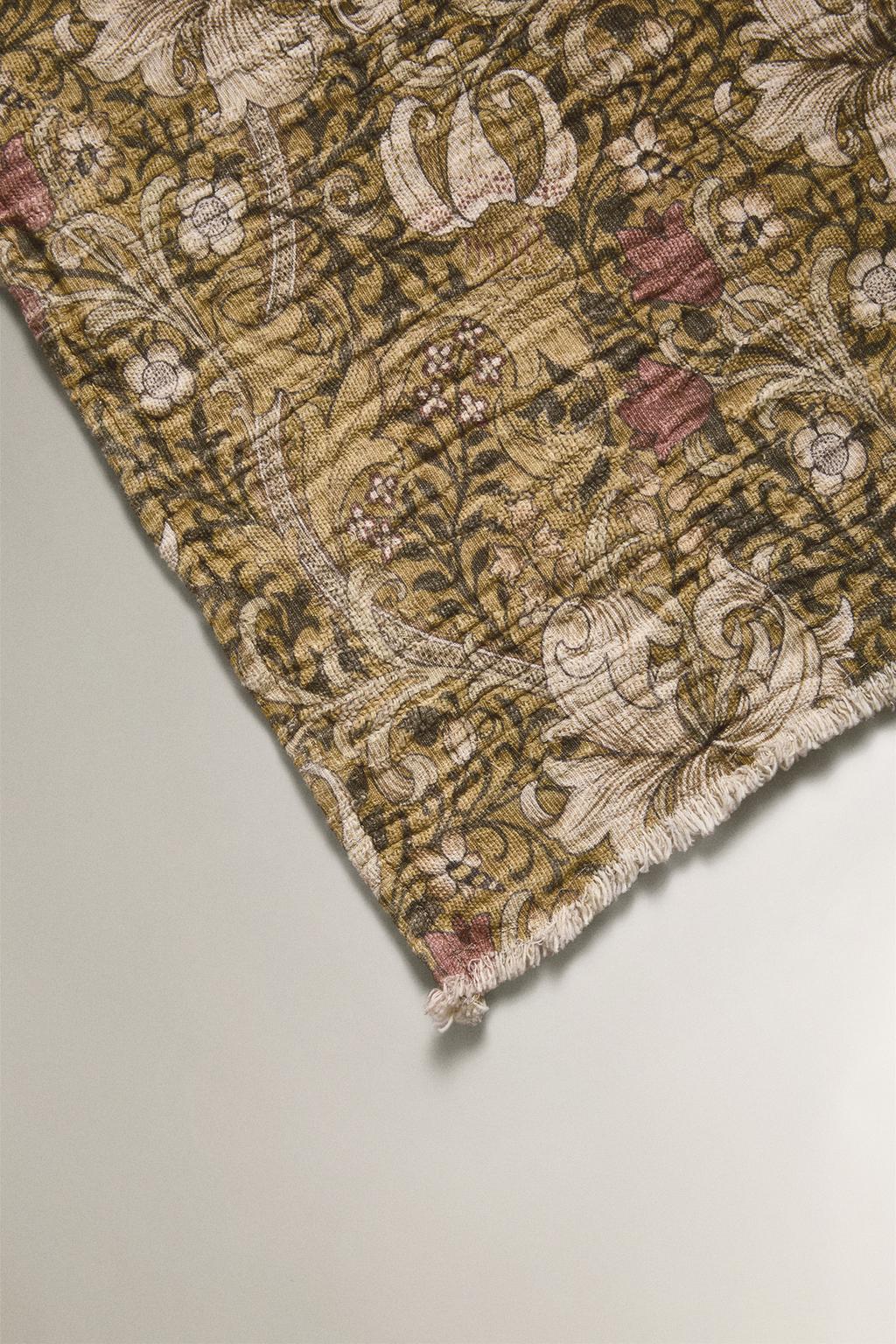 Плед из льна morris & co.