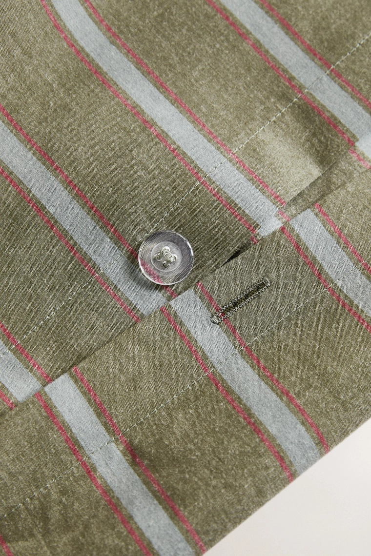 Хлопковое одеяло с полосками