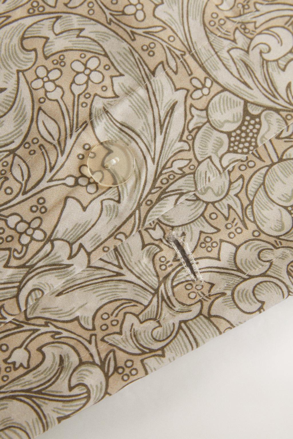 Покрывало из хлопка с атласной отделкой morris & co. с цветочным узором