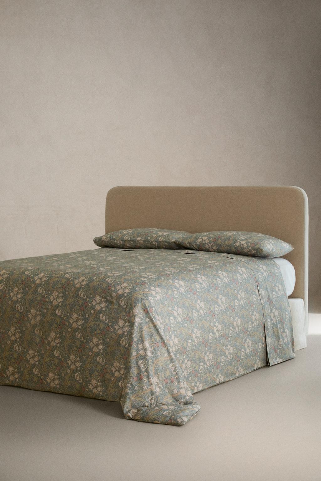 Покрывало из хлопка с сатиновой отделкой morris & co.