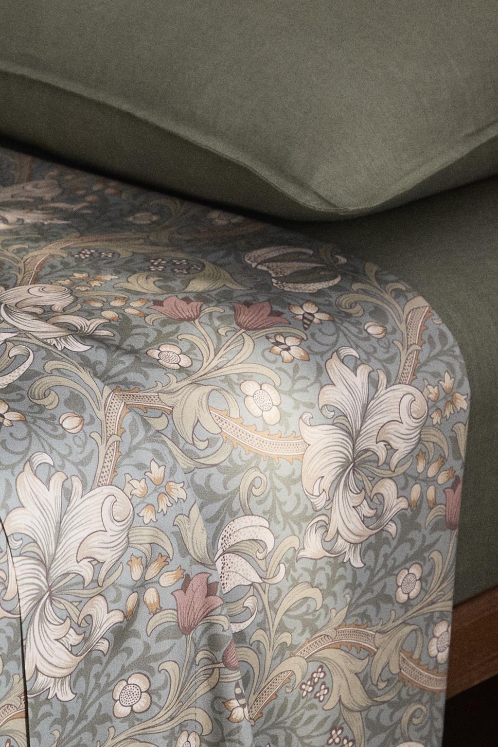 Простыня из хлопкового сатина morris & co.