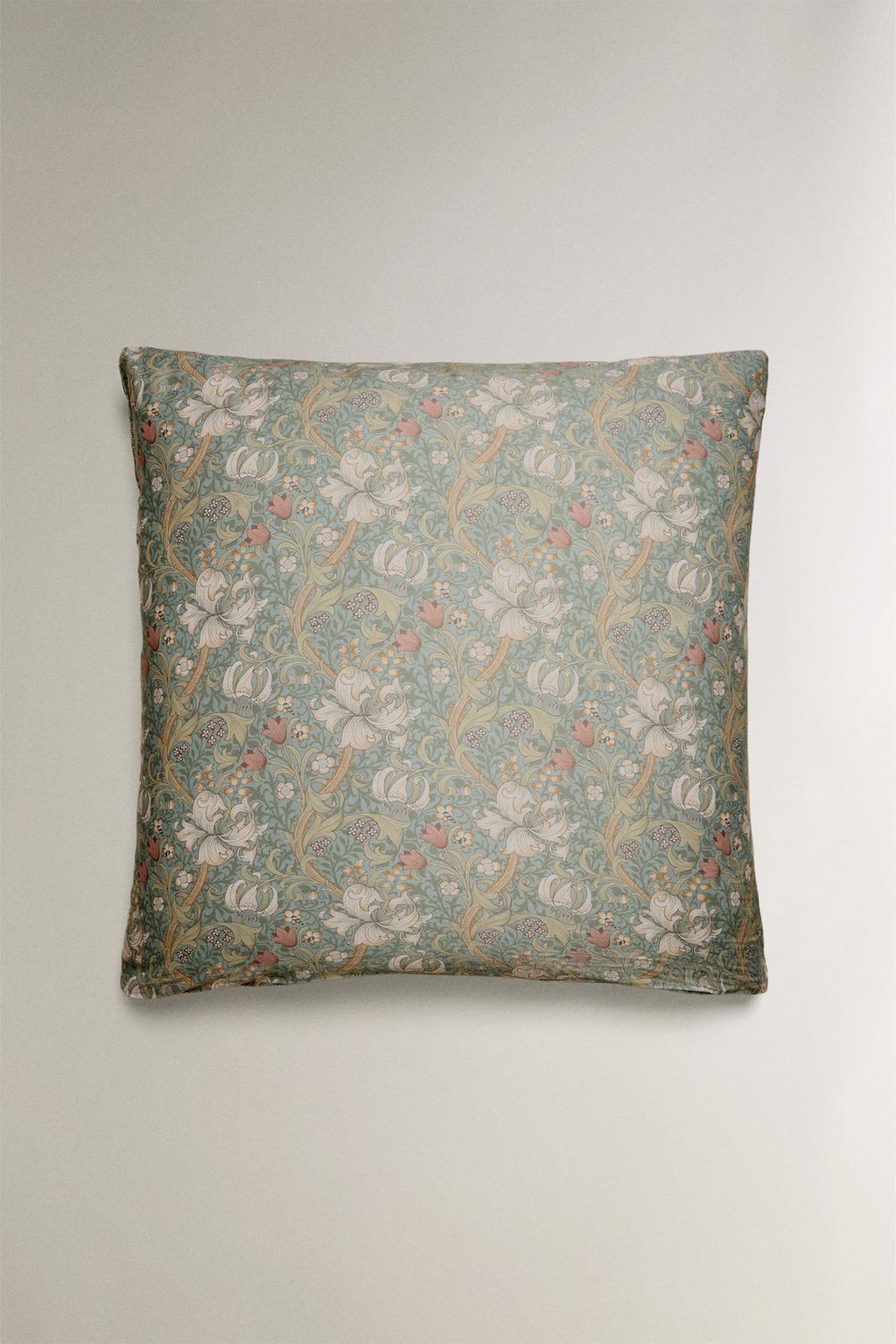 Наволочка из хлопкового сатина morris & co.