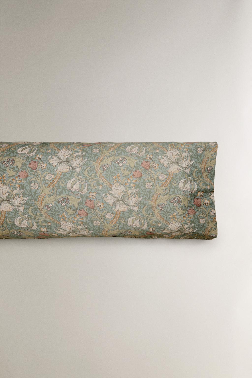 Наволочка из хлопкового сатина morris & co.