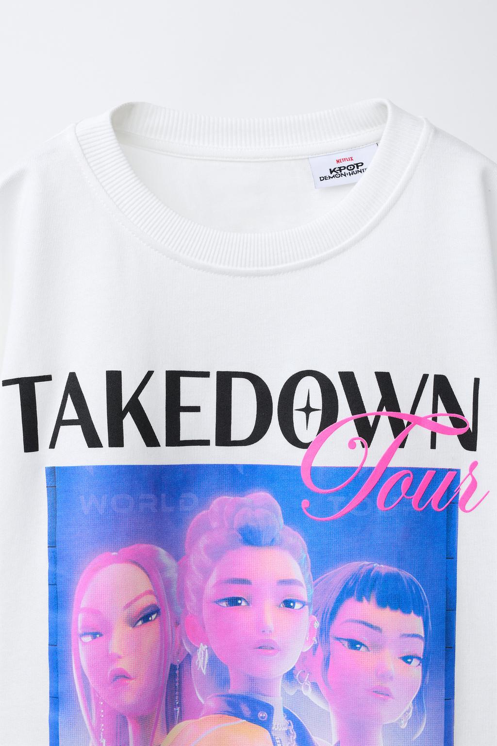 ФУТБОЛКА KPOP DEMON HUNTERS™ NETFLIX © С ПРИНТОМ