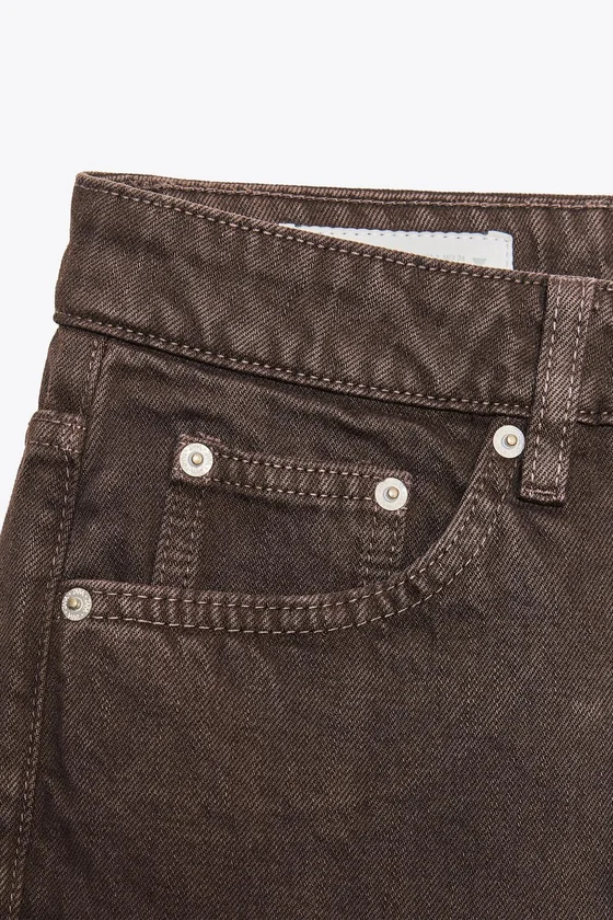 ДЖИНСЫ TRF MOM FIT С ВЫСОКОЙ ПОСАДКОЙ