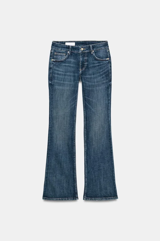 ДЖИНСЫ TRF BOOTCUT С НИЗКОЙ ПОСАДКОЙ