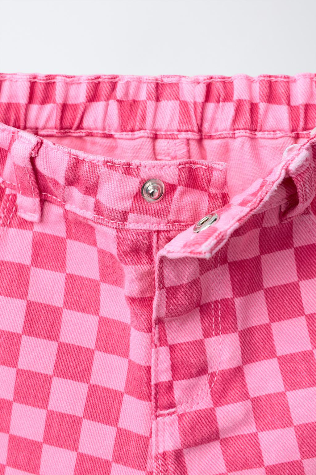 БРЮКИ-КЮЛОТЫ ИЗ ТВИЛА В ШАХМАТНУЮ КЛЕТКУ