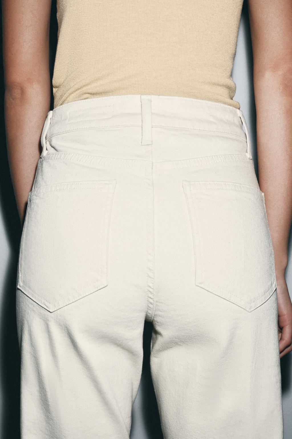 ДЖИНСЫ WIDE LEG С ВЫСОКОЙ ПОСАДКОЙ — ZW COLLECTION