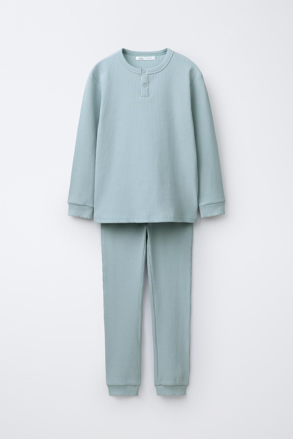 6-14 ЛЕТ/ОДНОТОННАЯ ПИЖАМА В РУБЧИК