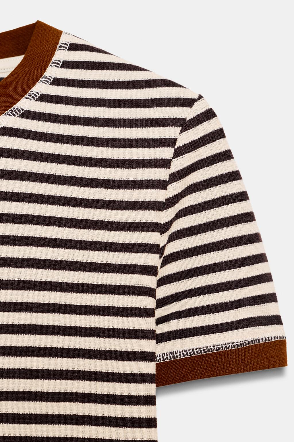 ФУТБОЛКА В ПОЛОСКУ С КОРОТКИМ РУКАВОМ