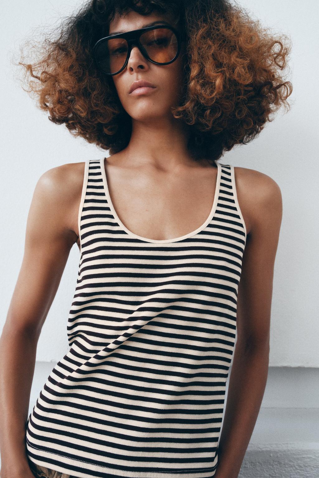 ТОП В ПОЛОСКУ БЕЗ РУКАВОВ