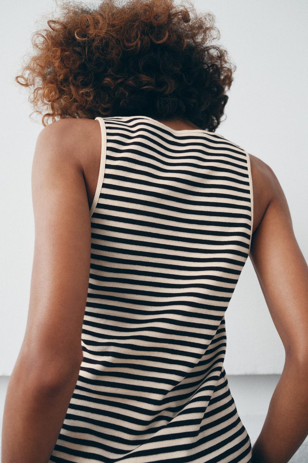 ТОП В ПОЛОСКУ БЕЗ РУКАВОВ