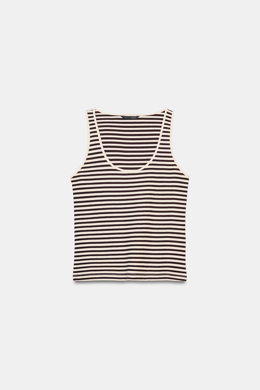 ТОП В ПОЛОСКУ БЕЗ РУКАВОВ