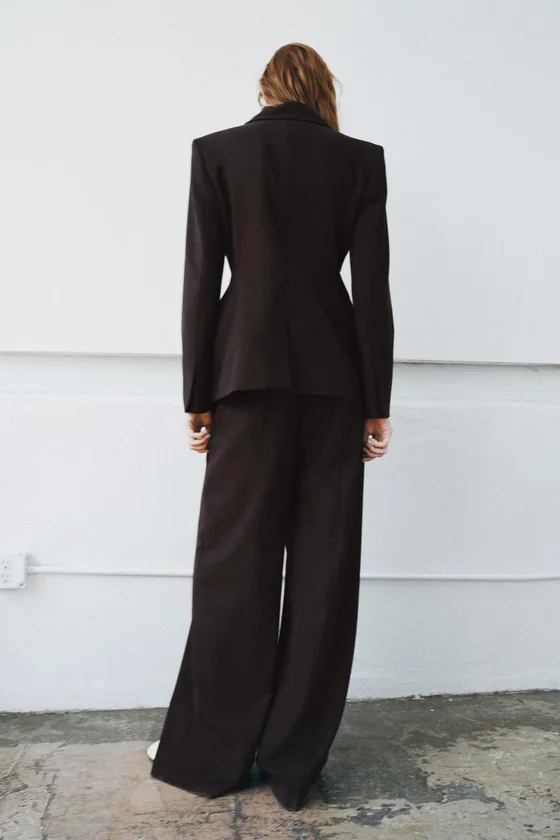 БРЮКИ MINIMAL WIDE LEG — ZW COLLECTION
