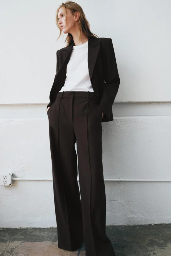 БРЮКИ MINIMAL WIDE LEG — ZW COLLECTION