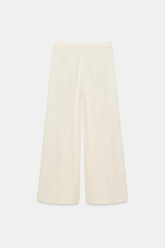 БРЮКИ WIDE-LEG С ЗАЩИПАМИ — ZW COLLECTION