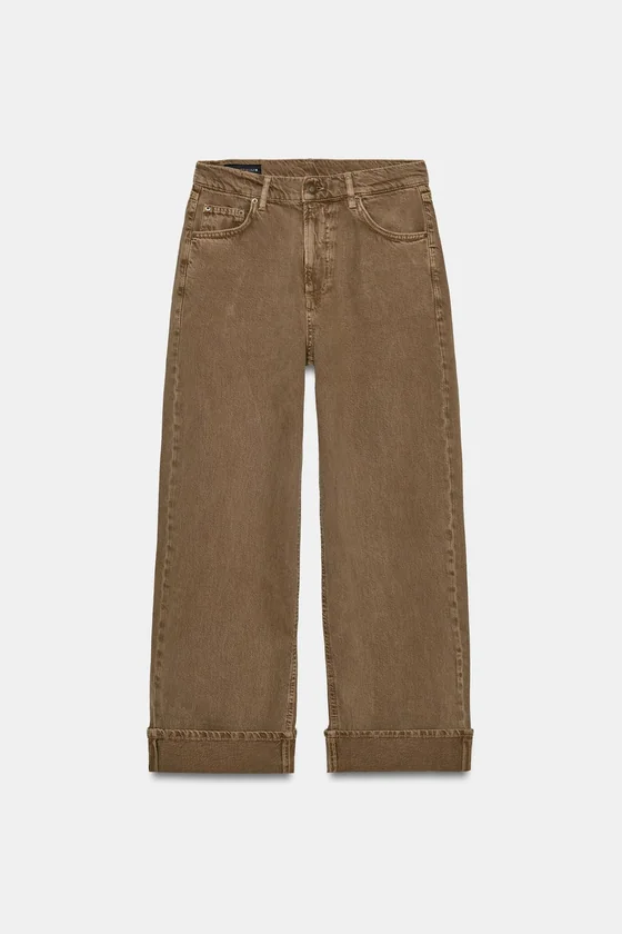 ДЖИНСЫ BAGGY СО СРЕДНЕЙ ПОСАДКОЙ — ZW COLLECTION