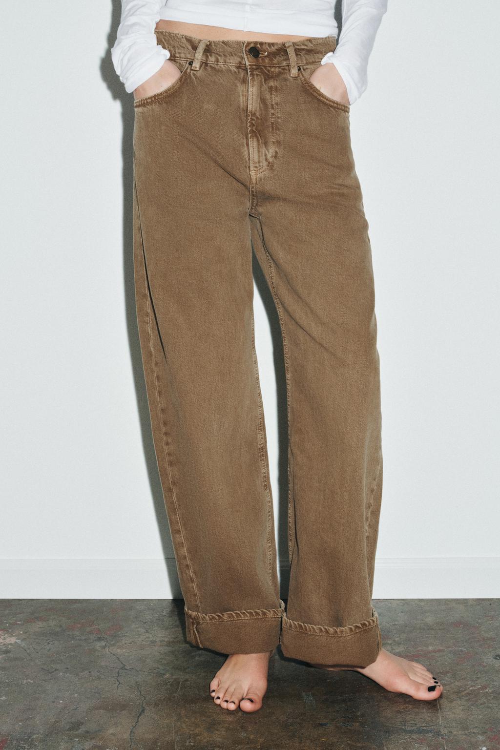 ДЖИНСЫ BAGGY СО СРЕДНЕЙ ПОСАДКОЙ — ZW COLLECTION