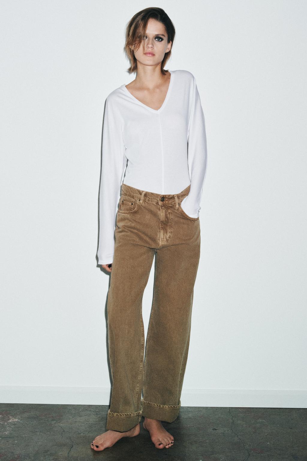 ДЖИНСЫ BAGGY СО СРЕДНЕЙ ПОСАДКОЙ — ZW COLLECTION