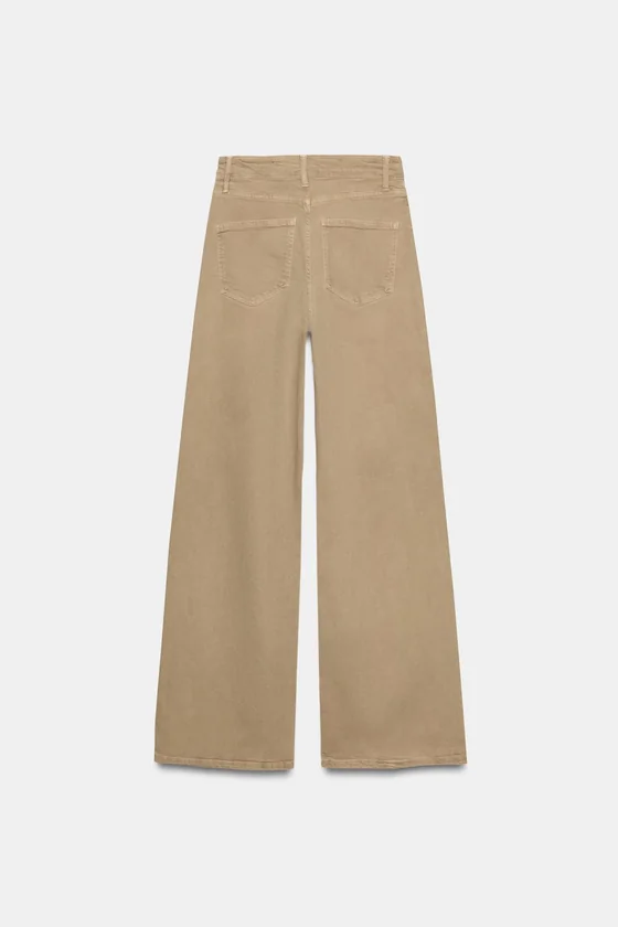 ДЖИНСЫ WIDE LEG С ВЫСОКОЙ ПОСАДКОЙ — ZW COLLECTION