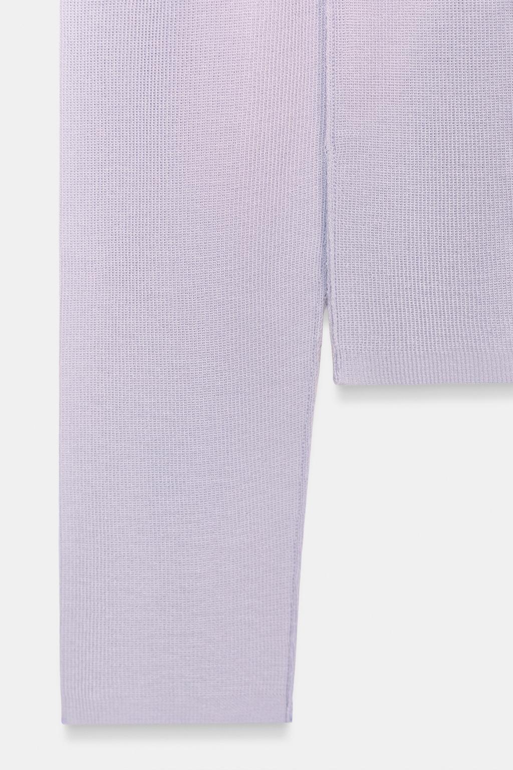 ПОЛУПРОЗРАЧНЫЙ ТРИКОТАЖНЫЙ ТОП