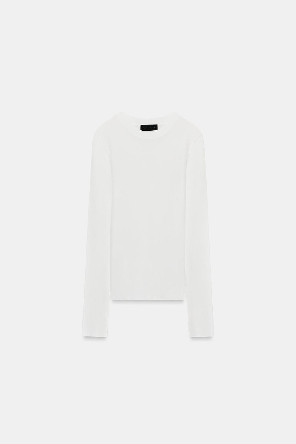 ПОЛУПРОЗРАЧНЫЙ ТРИКОТАЖНЫЙ ТОП