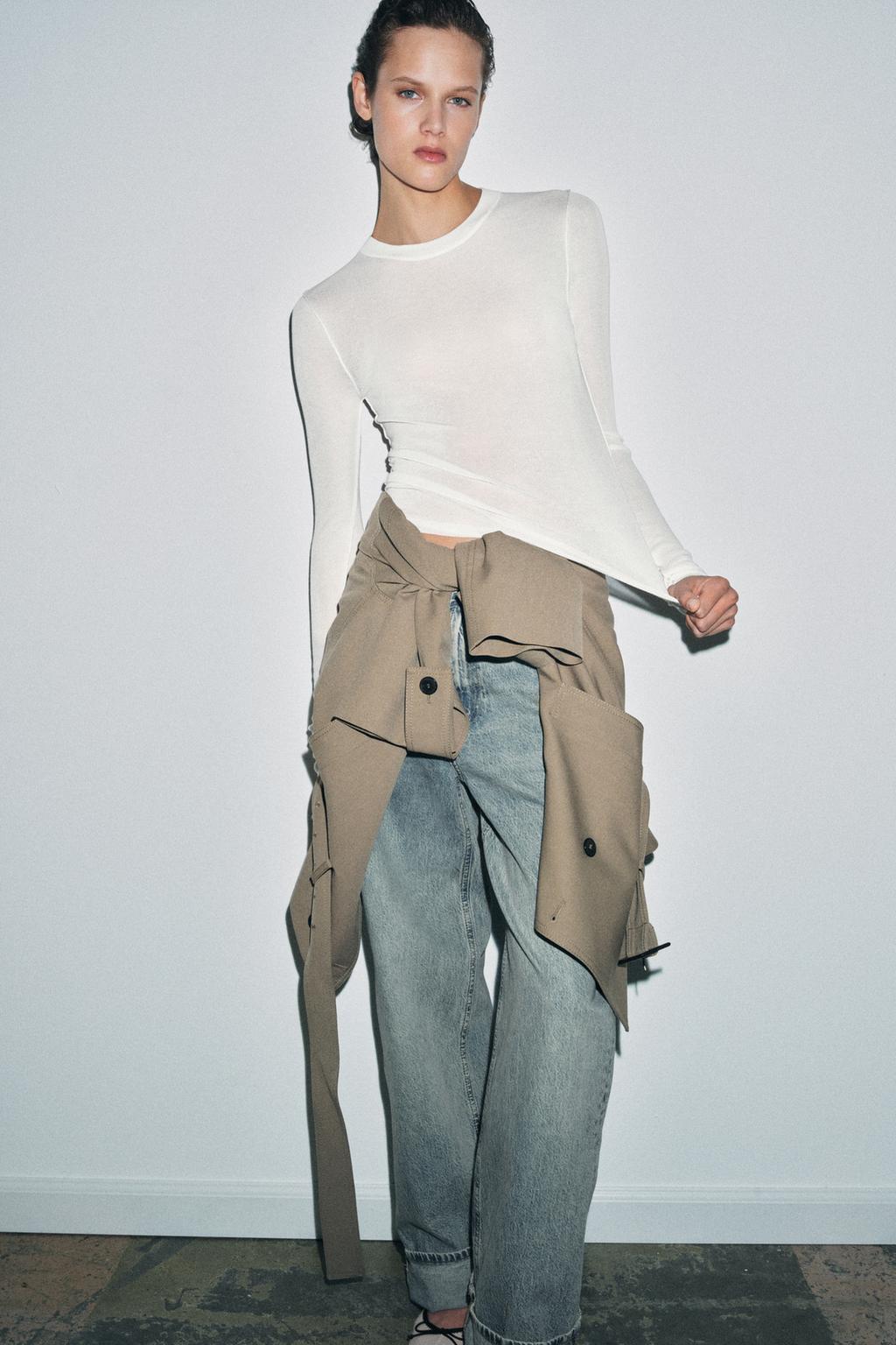 ПОЛУПРОЗРАЧНЫЙ ТРИКОТАЖНЫЙ ТОП