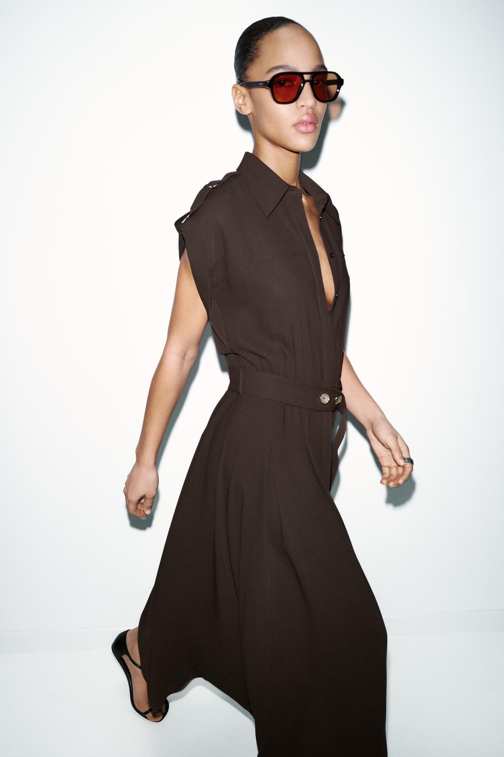 ПЛАТЬЕ МИДИ С ПОЯСОМ