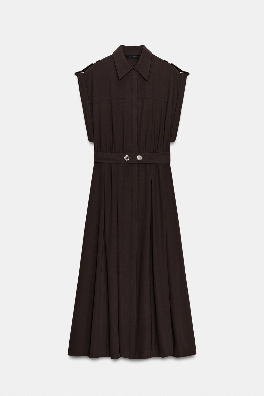 ПЛАТЬЕ МИДИ С ПОЯСОМ