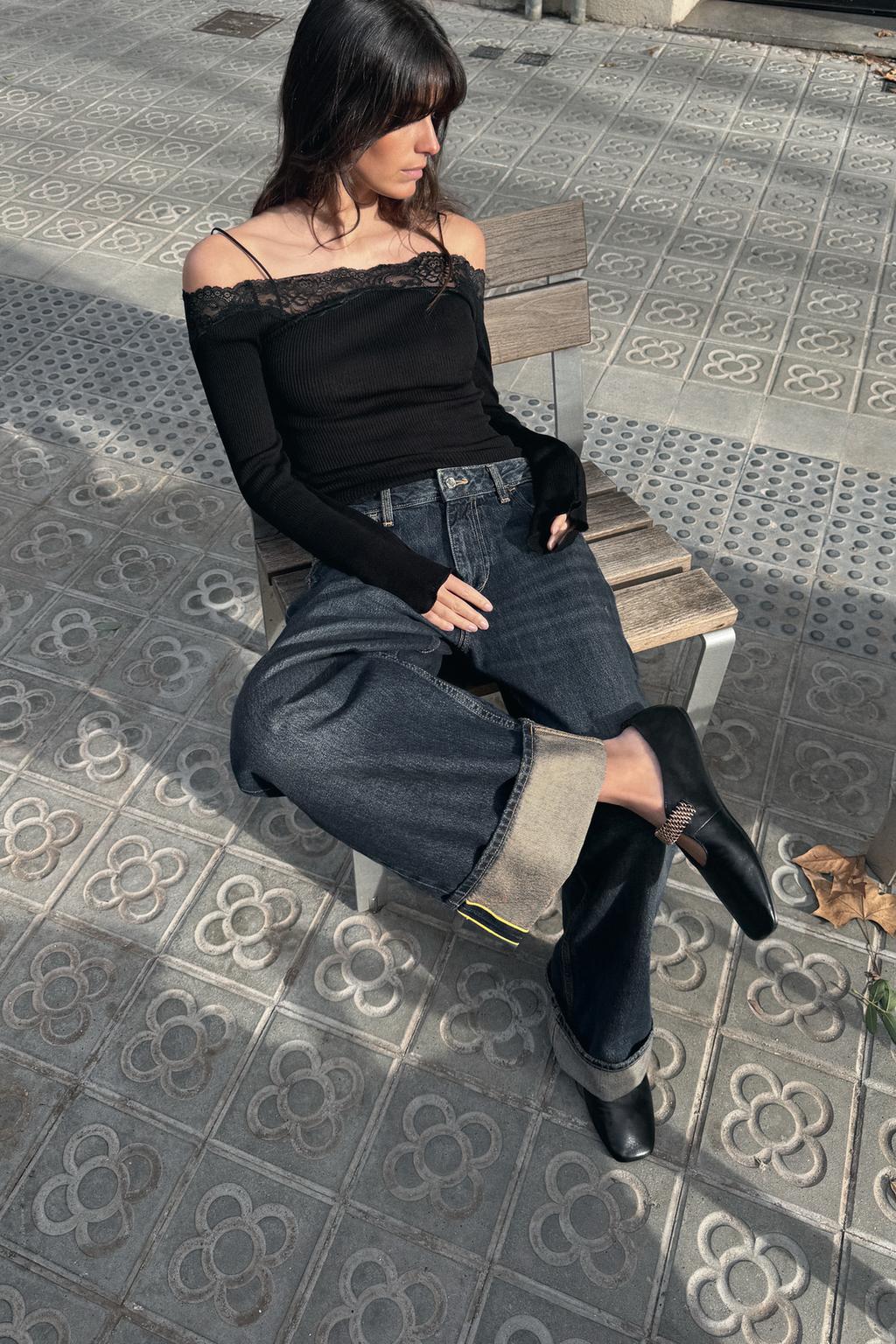 БАЛЕТКИ ИЗ КОЖИ С МЕТАЛЛИЧЕСКОЙ ПОЛОСКОЙ