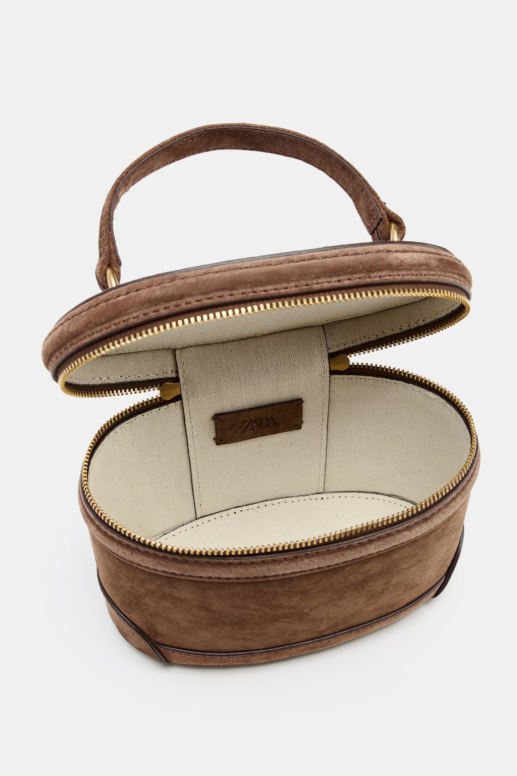 ЖЕСТКАЯ КОЖАНАЯ СУМКА