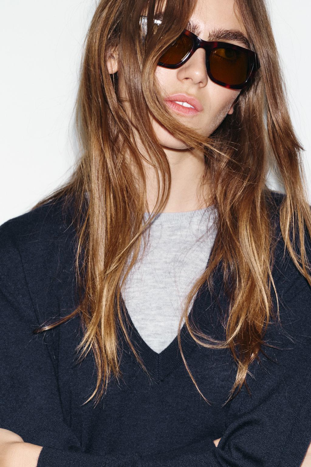 КОМБИНИРОВАННЫЙ СВИТЕР ИЗ ШЕРСТИ