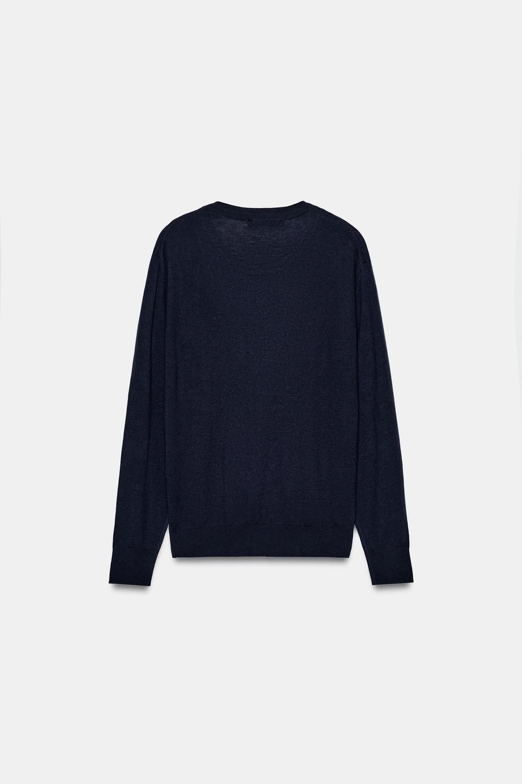 КОМБИНИРОВАННЫЙ СВИТЕР ИЗ ШЕРСТИ