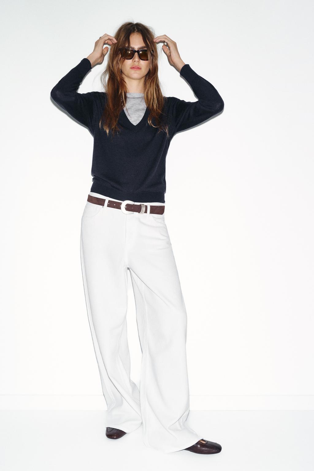 КОМБИНИРОВАННЫЙ СВИТЕР ИЗ ШЕРСТИ