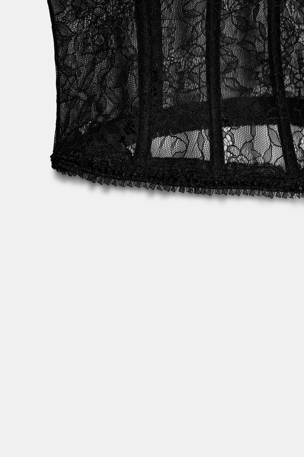 КРУЖЕВНОЙ ТОП В БЕЛЬЕВОМ СТИЛЕ