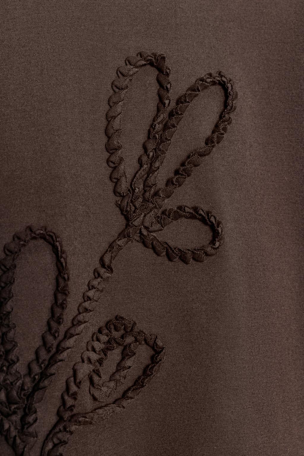 ФУТБОЛКА С РЕЛЬЕФНЫМИ БАНТАМИ