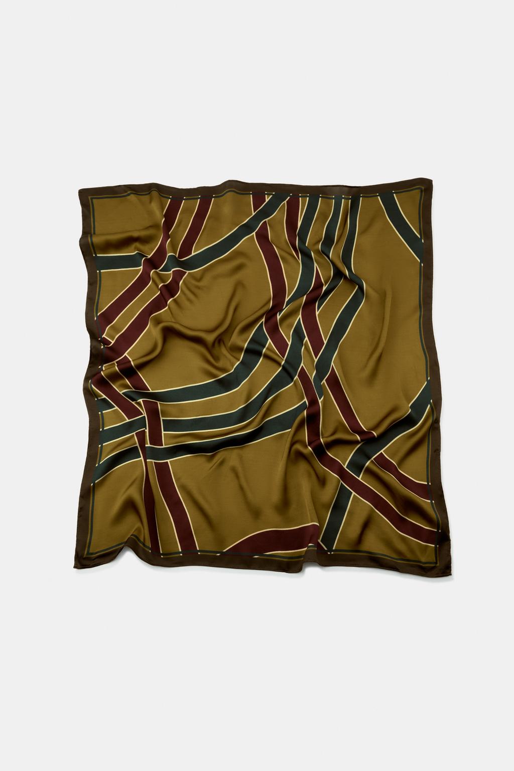 ШАРФ ИЗ 100% ВИСКОЗЫ В ПОЛОСКУ