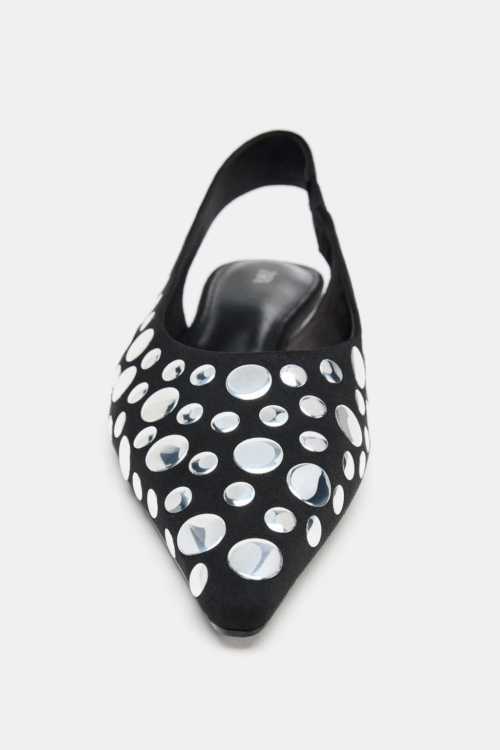 БАЛЕТКИ-МЮЛИ С ЗАКЛЕПКАМИ