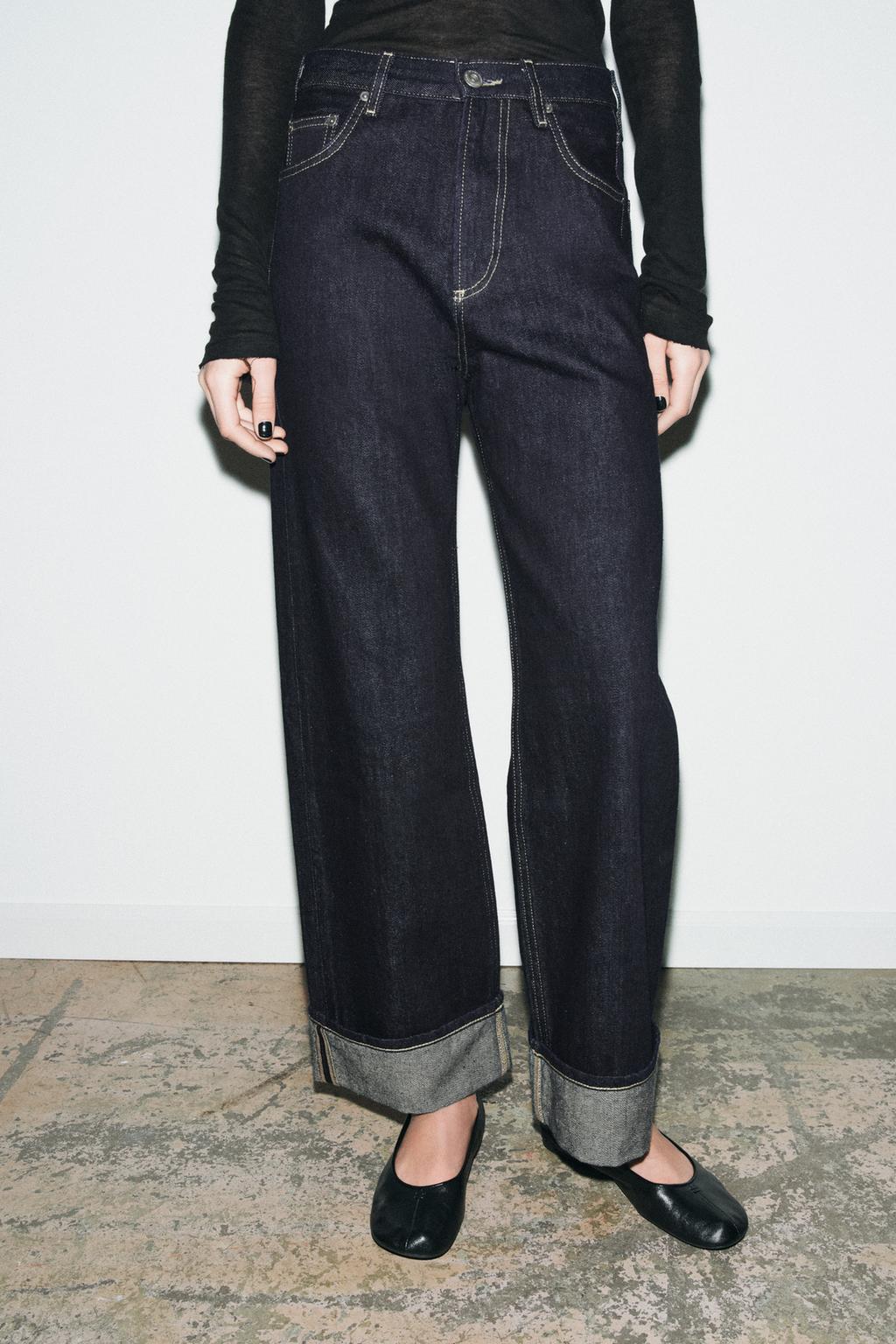 ДЖИНСЫ BAGGY СО СРЕДНЕЙ ПОСАДКОЙ — ZW COLLECTION