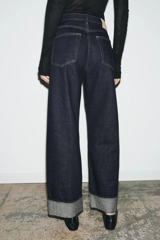 ДЖИНСЫ BAGGY СО СРЕДНЕЙ ПОСАДКОЙ — ZW COLLECTION