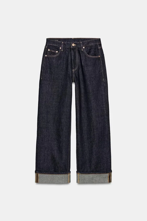 ДЖИНСЫ BAGGY СО СРЕДНЕЙ ПОСАДКОЙ — ZW COLLECTION