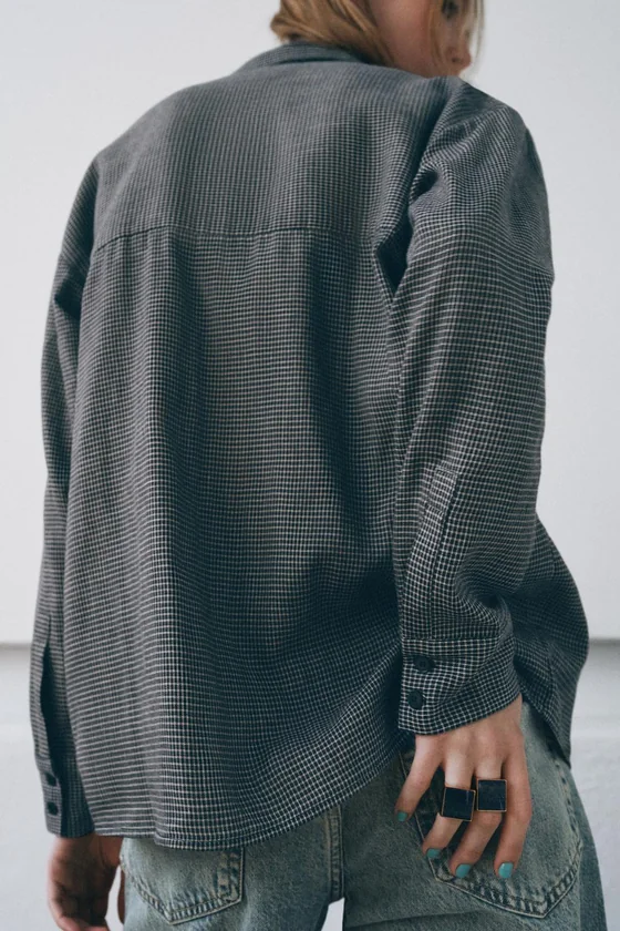 РУБАШКА В КЛЕТКУ ZW COLLECTION