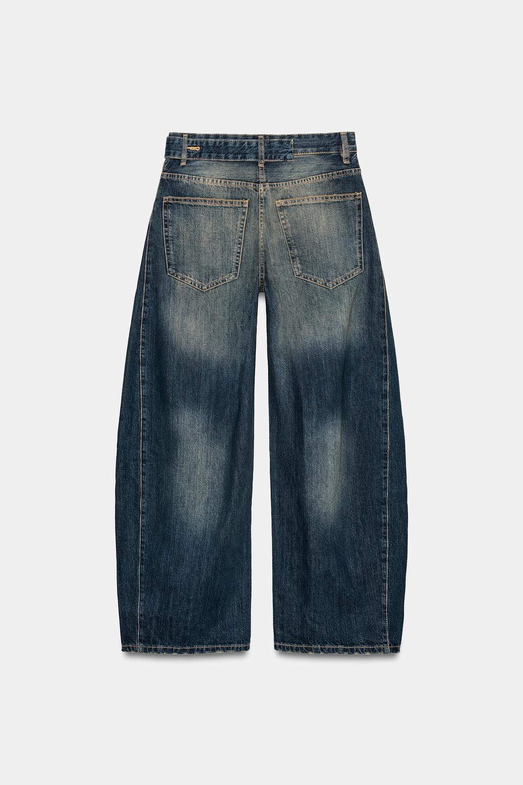 ДЖИНСЫ TRF ОВЕРСАЙЗ СО СРЕДНЕЙ ПОСАДКОЙ