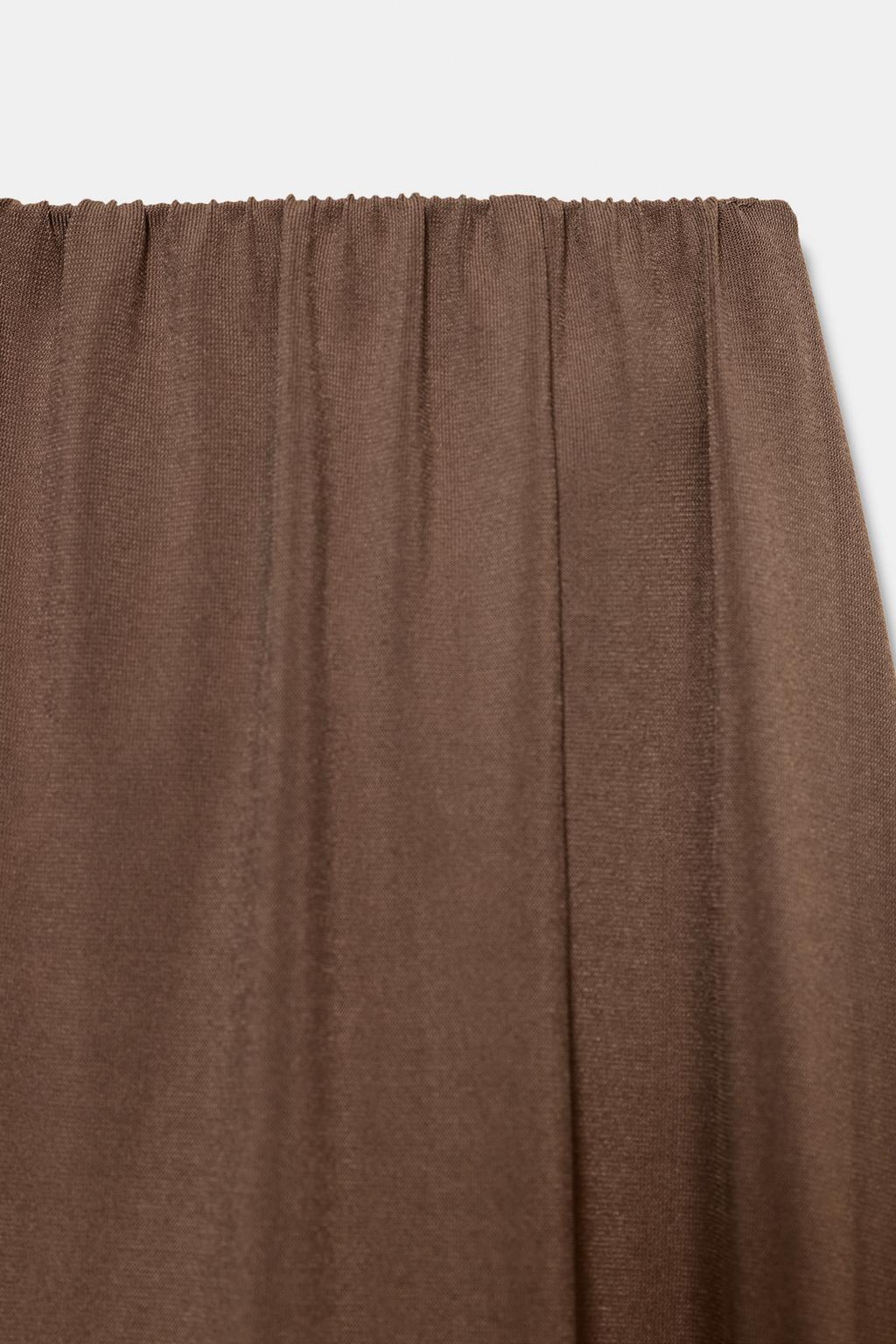 АCИММЕТРИЧНЫЕ БРЮКИ BAGGY ИЗ СТРУЯЩЕЙСЯ ТКАНИ