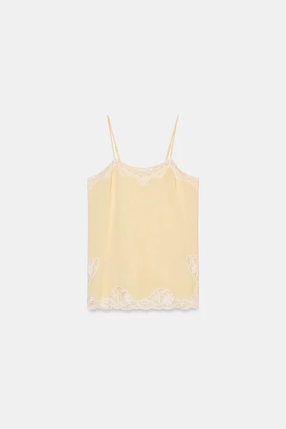 ТОП В БЕЛЬЕВОМ СТИЛЕ С КРУЖЕВОМ — ZW COLLECTION
